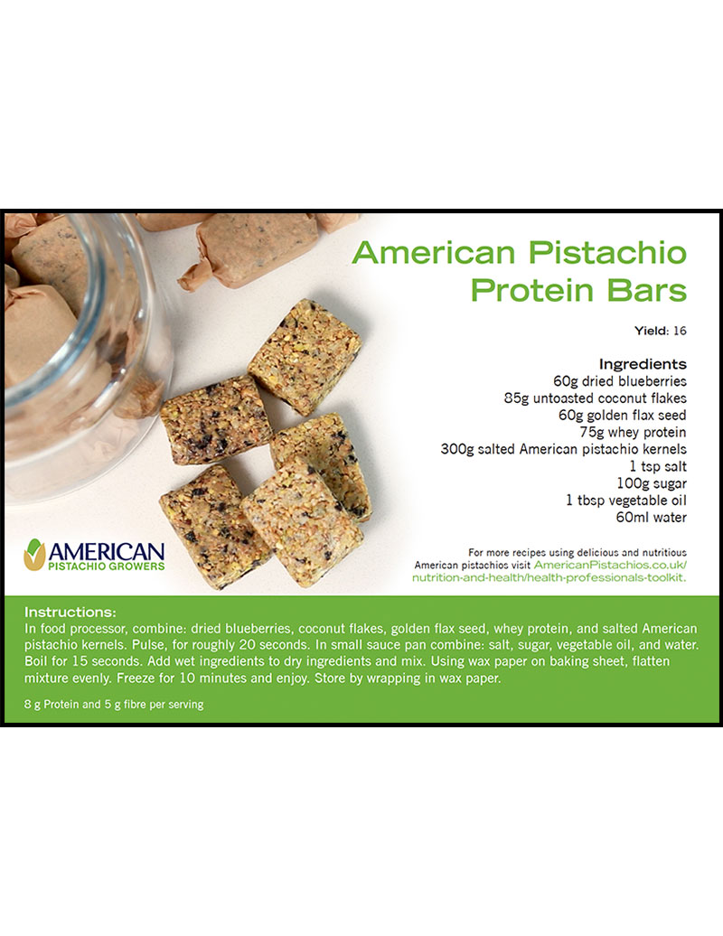American Pistachio Protein Bars