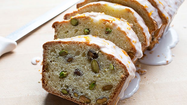 Pistachio and Orange “Pound Cake”