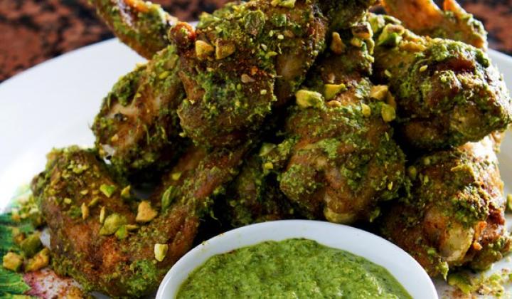 Fat Free Pistachio Chimichurri 