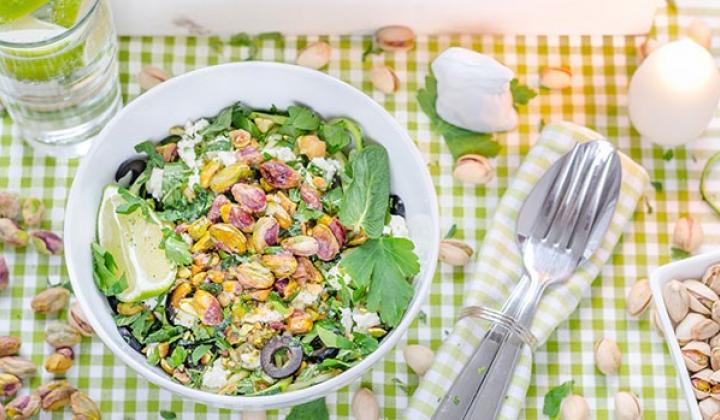 Pistachio Zucchini Zoodles Salad