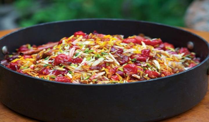 Rice with Sour Cherries 